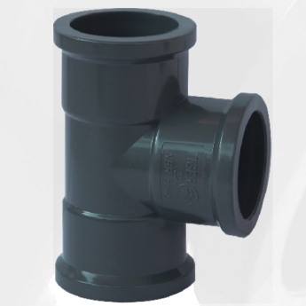 NBR5648 Water Supply Upvc Tee Grey Color 