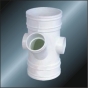 Bs5255/4514 Drainage Upvc Reducing Y-tee Grey Color 