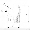 Din Pn10 Water Supply Upvc Clip White Color 