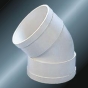 DIN Drainage Upvc Elbow 45°Back Door Grey Color 