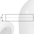 DIN  PN10 UPVC Pipe Solvent Connection 