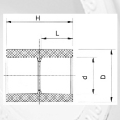DIN PN10 Water Supply Upvc Socket White Color 
