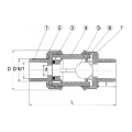 UPVC True Union Ball Valve for Water Supply 