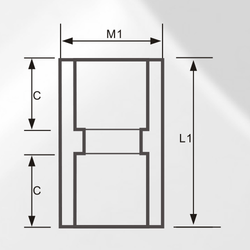 DIN PN16 Water Supply Upvc Socket Grey Color 