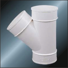BS5255/4514 Drainage Upvc Y-tee Grey Color 