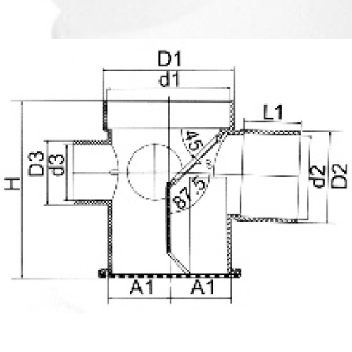 PVC Fitting Floor Drain for Drainage 