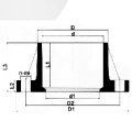 Din Pn10 Water Supply Upvc Flange White Color 