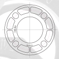 ASTM SCH80 UPVC Van Stone Flange Dark Grey 