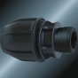 Fresh Material Black Color Pe Female Adaptor 