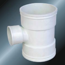 Din Drainage Upvc Reducing Tee Grey Color 