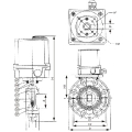 Water Supply Pneumatic Actuator Butterfly Valve 