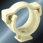 DIN PN16 Water Supply Upvc Clip Grey Color 