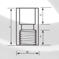 ASTM SCH80 UPVC Female Adaptor Dark Grey Color 