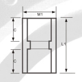 ASTM SCH80 CPVC Socket Dark Grey Color 