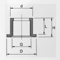 DIN PN16 Water Supply Upvc Thread Reducer Grey 