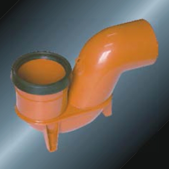 BS5255/4514 Drainage Upvc P-trap Grey Color 