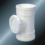 DIN Drainage Upvc Door Socket Grey Color 