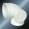 BS5255/4514 Drainage Upvc Elbow 90° Side Door Grey 