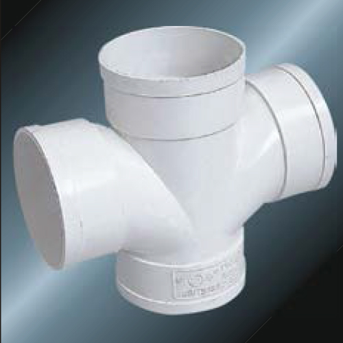 Din Drainage Upvc Cross Grey Color 