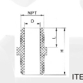 BS4346 Water Supply Upvc Male Thread Nipple White 